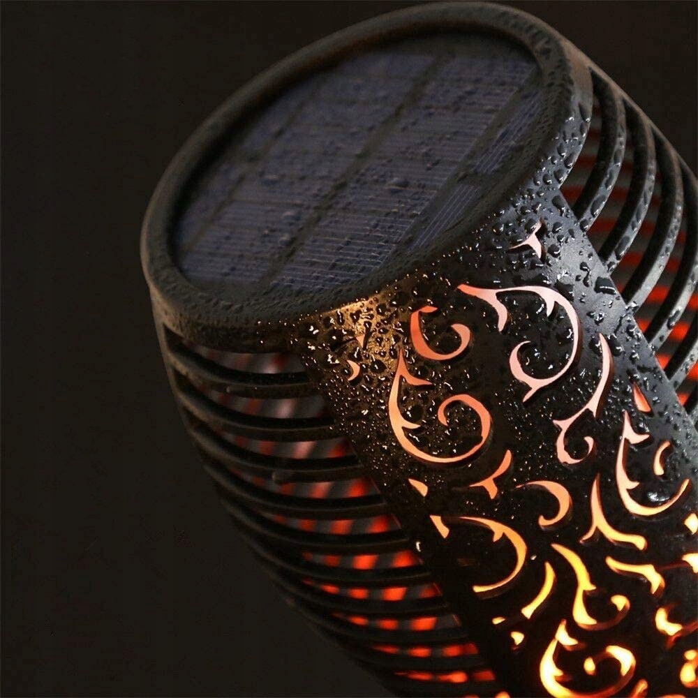 LAMPA SOLARNA OGRODOWA POCHODNIA 4 SZT. - EFEKT PŁOMIENIA WBIJANA OZDOBNA - obrazek 5