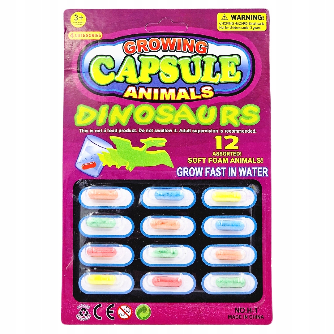 MAGICZNE KAPSUŁKI ROSNĄCE W WODZIE - DINOZAURY - obrazek 13