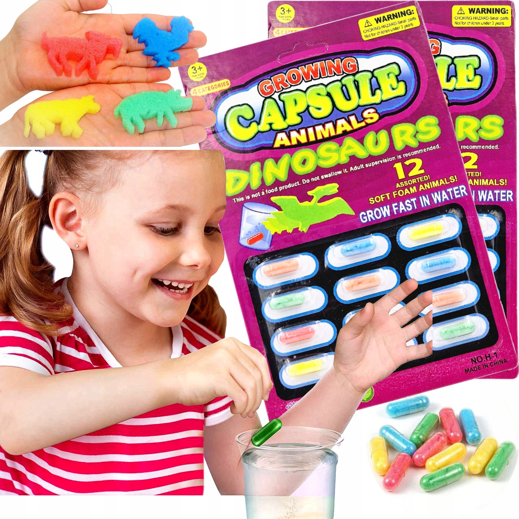 MAGICZNE KAPSUŁKI ROSNĄCE W WODZIE - DINOZAURY - obrazek 14