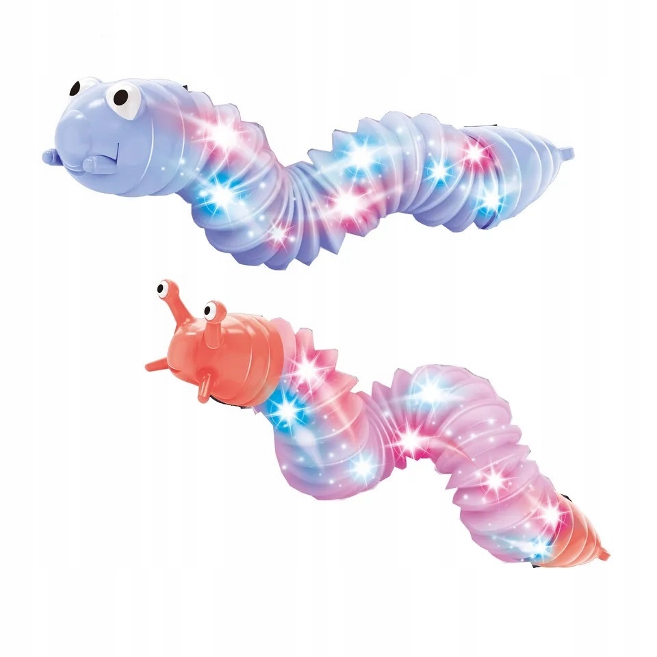 Rurka Sensoryczna Robak LED Zestaw 5 sztuk - obrazek 3