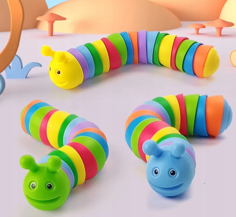 ŚLIMAK sensoryczny antystresowy robak - obrazek 2