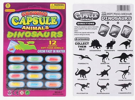 MAGICZNE KAPSUŁKI ROSNĄCE W WODZIE - DINOZAURY - obrazek 11