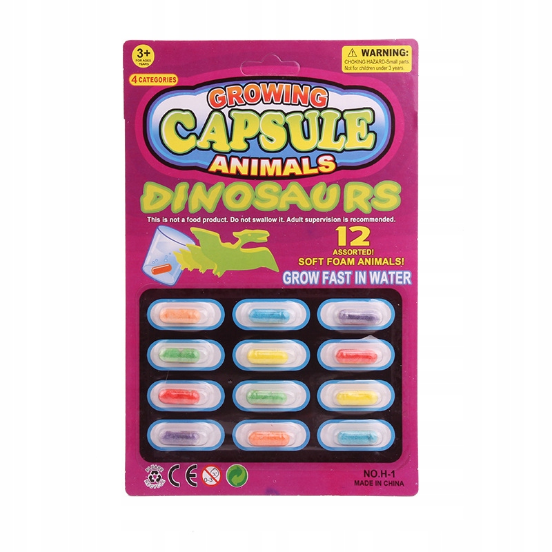 MAGICZNE KAPSUŁKI ROSNĄCE W WODZIE - DINOZAURY - obrazek 5