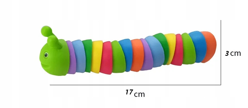 ŚLIMAK sensoryczny antystresowy robak - obrazek 5
