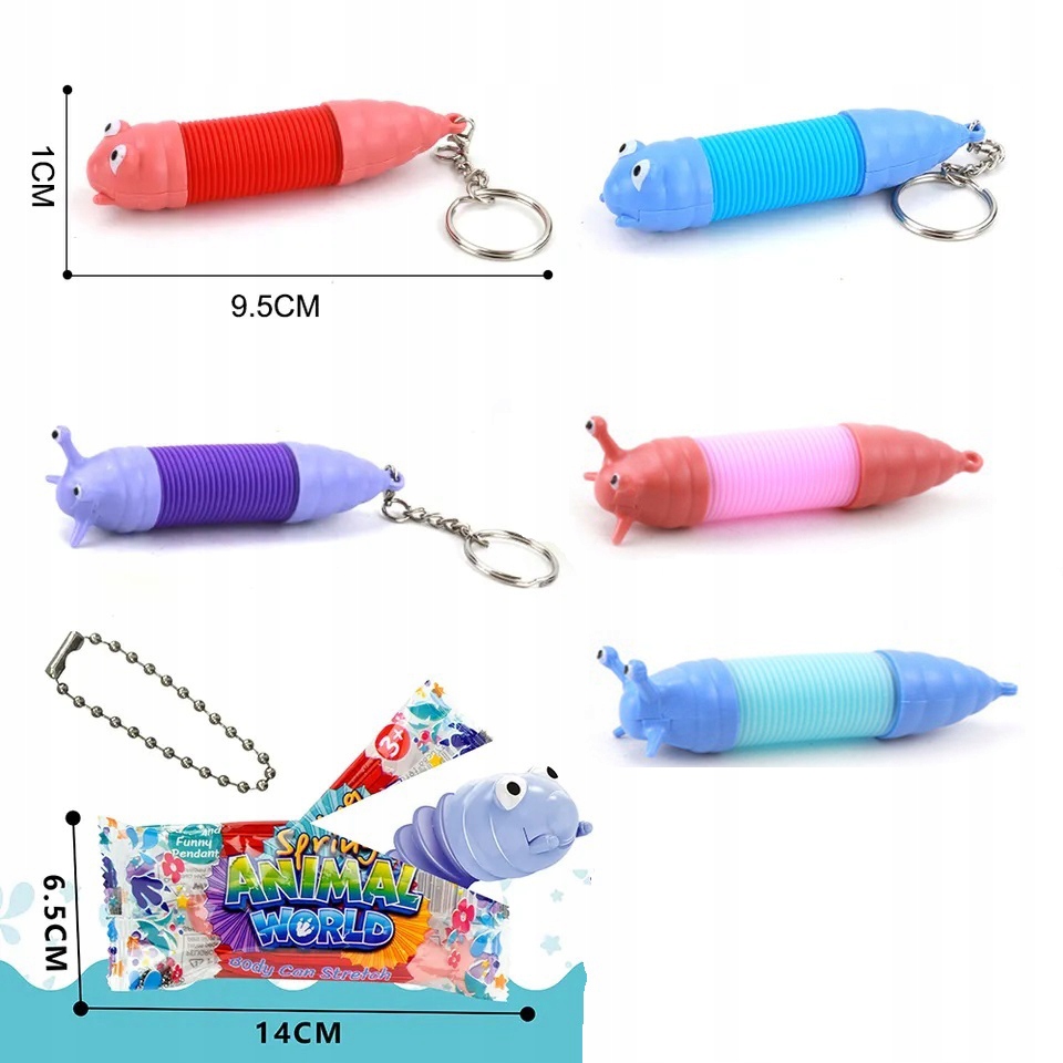 Rurka Sensoryczna Robak LED Zestaw 5 sztuk - obrazek 6