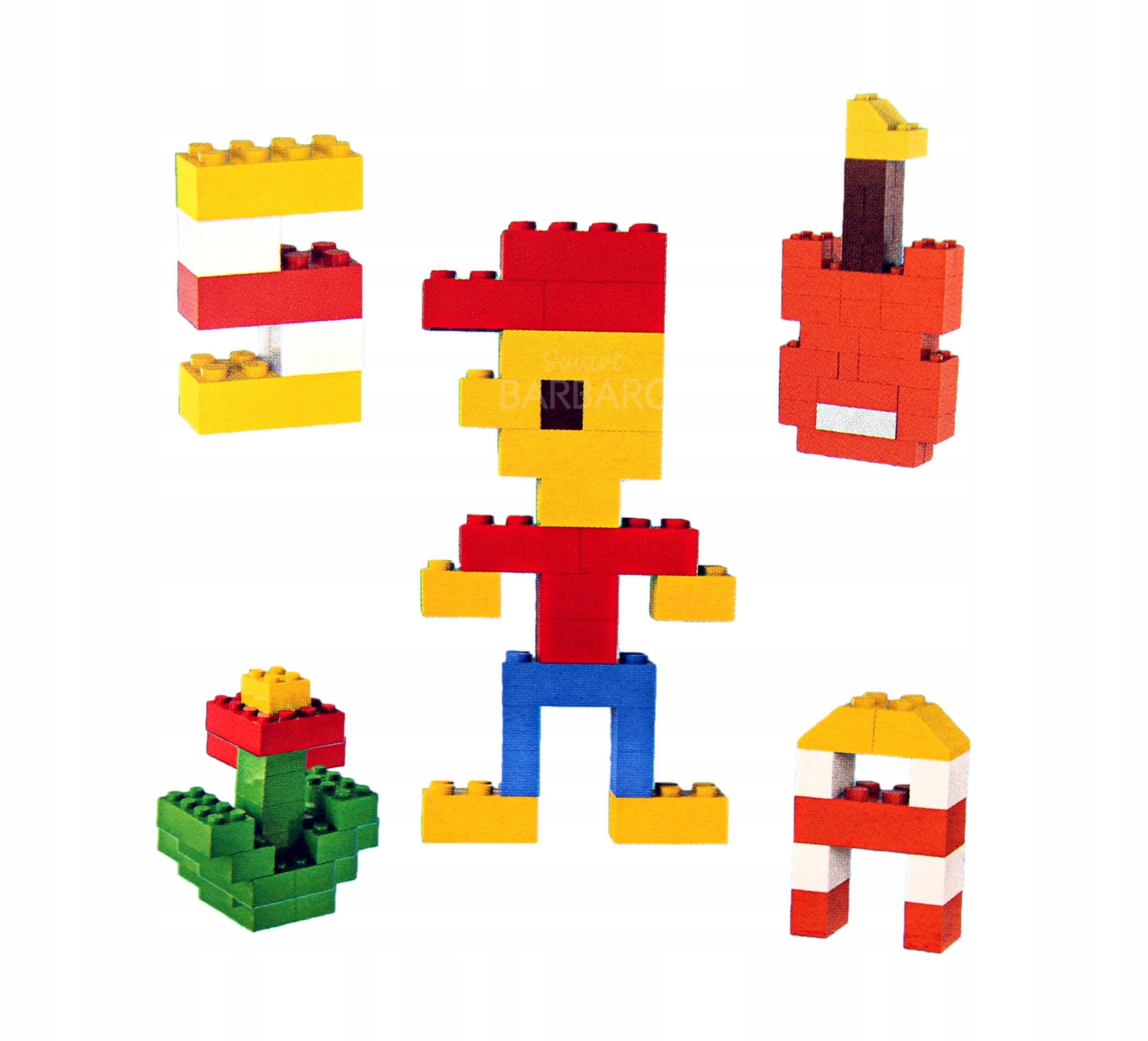 Klocki Konstrukcyjne Duży Zestaw 500 el. NA PREZENT DLA DZIECKA - obrazek 3