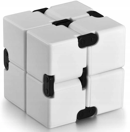 Kostka logiczna antystresowa Fidget Cube 4 cm Zielono-Różowa - obrazek 7
