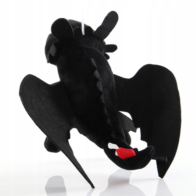 MASKOTKA Jak Wytresować Smoka Szczerbatek NOCNA FURIA 27cm PLUSZAK - obrazek 3