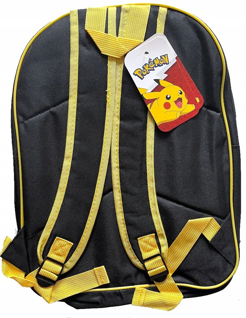 Plecak szkolny przedszkolny jednokomorowy Pokemon PIKACHU - ORYGINAŁ - obrazek 4