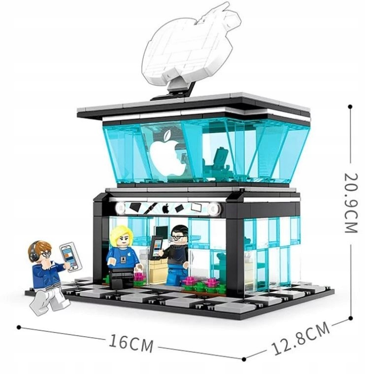 BUILDING STREET PHONE SHOP - DLA DZIECKA KLOCKI KONSTRUKCYJNE SEMBO 601020 - obrazek 7