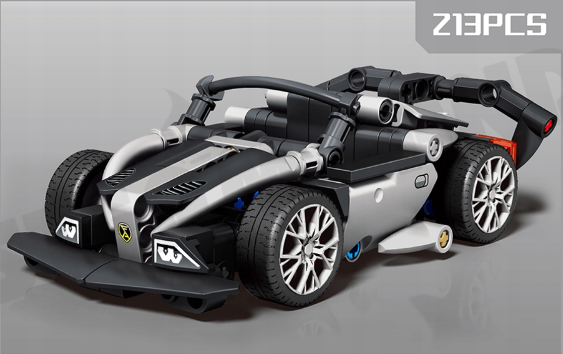 KLOCKI Technik samochód sportowy - KLOCKI KONSTRUKCYJNE SEMBO 7005 - obrazek 3