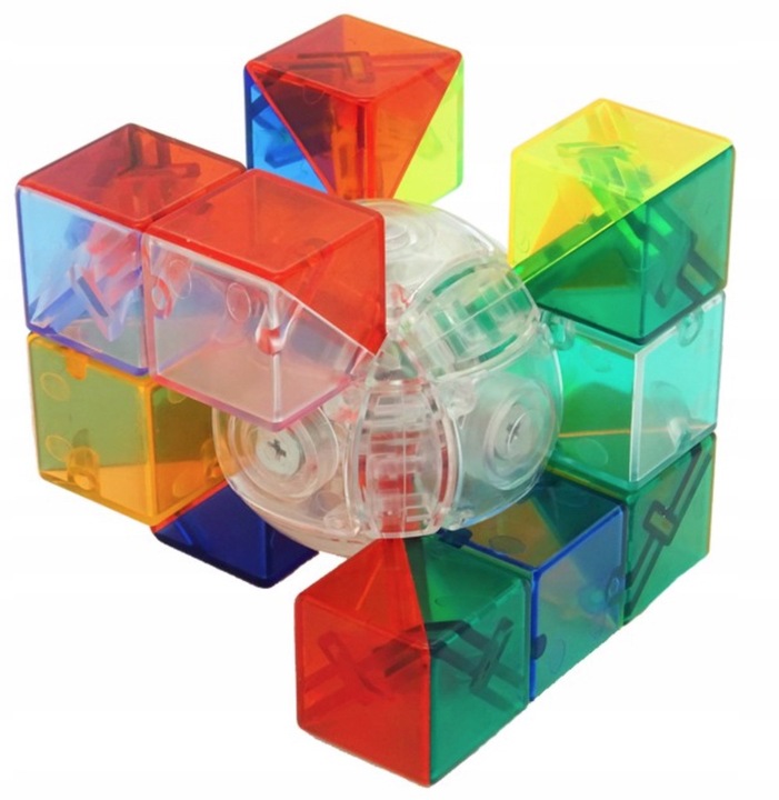KOSTKA LOGICZNA GEO CUBE A MOYU + podstawka do kostki - obrazek 2