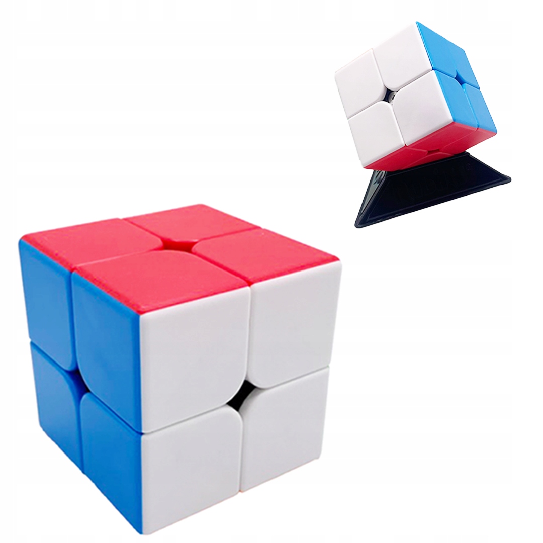 Kostka MoYu 2x2 + Skewb + 2 podstawki + smar - obrazek 4