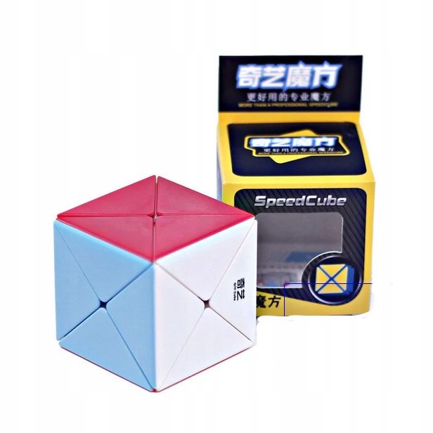 Kostka logiczna QiYi X-CUBE Stickerless + Podstawka QiYi - obrazek 2