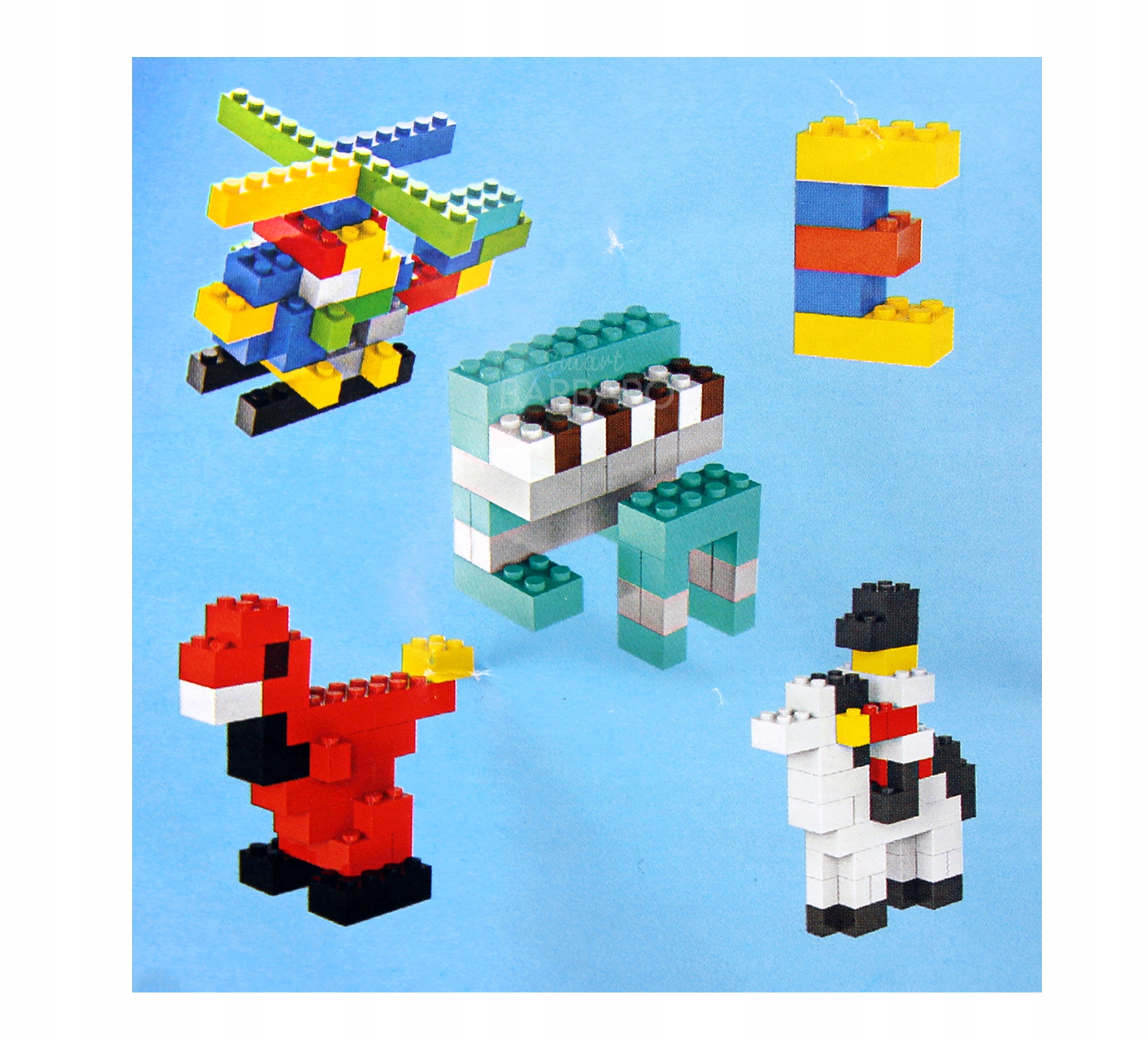 Klocki Konstrukcyjne Duży Zestaw 500 el. NA PREZENT DLA DZIECKA - obrazek 5