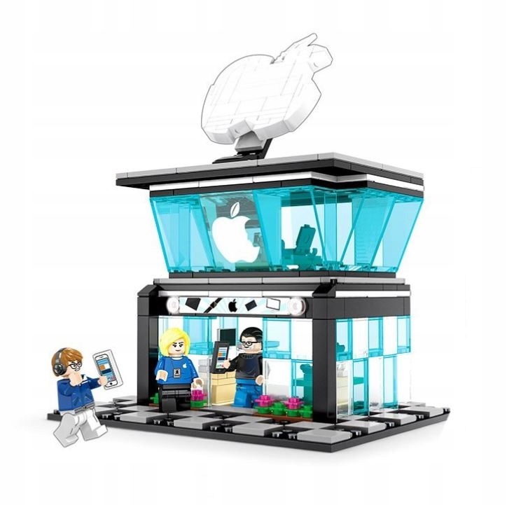 BUILDING STREET PHONE SHOP - DLA DZIECKA KLOCKI KONSTRUKCYJNE SEMBO 601020 - obrazek 4