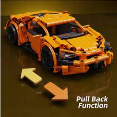 KLOCKI Technik samochód sportowy 469el - KLOCKI KONSTRUKCYJNE SEMBO - obrazek 3