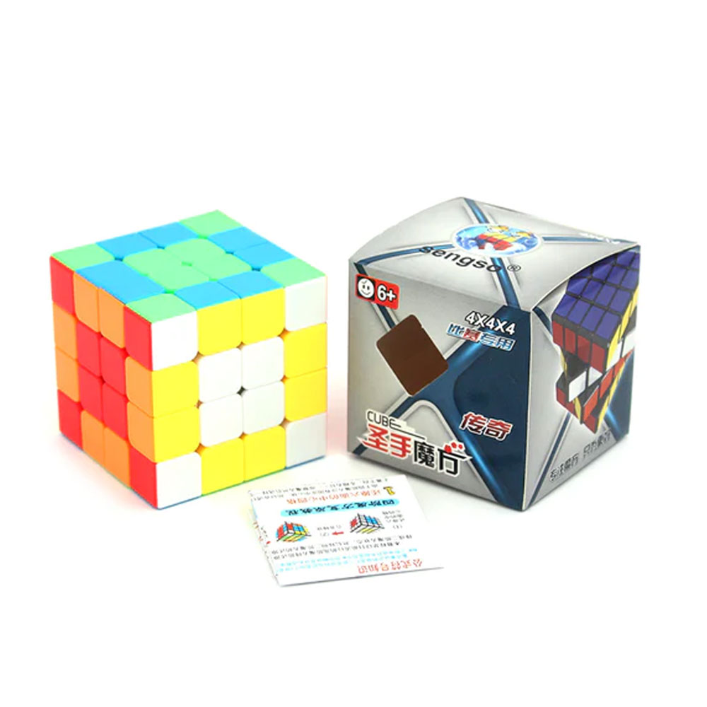 Kostka Logiczna ShengShou 4x4x4 Stickerless - obrazek 4