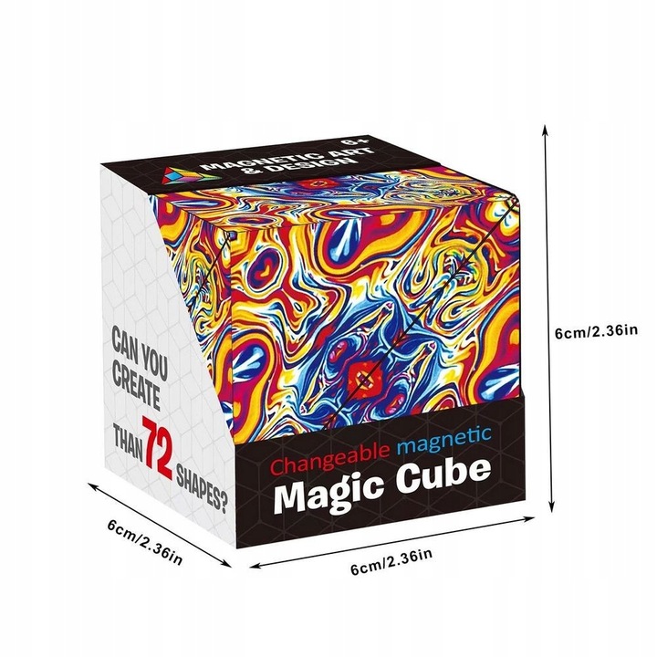 Kostka Magnetyczna Magic Cube Fidget - obrazek 2