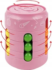 Fidget Cube Cans Puszka Zabawka Antystresowa Push - Różowa - obrazek 2