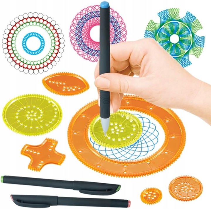 Spirograf Zestaw do Rysowania dla Dzieci - obrazek 3